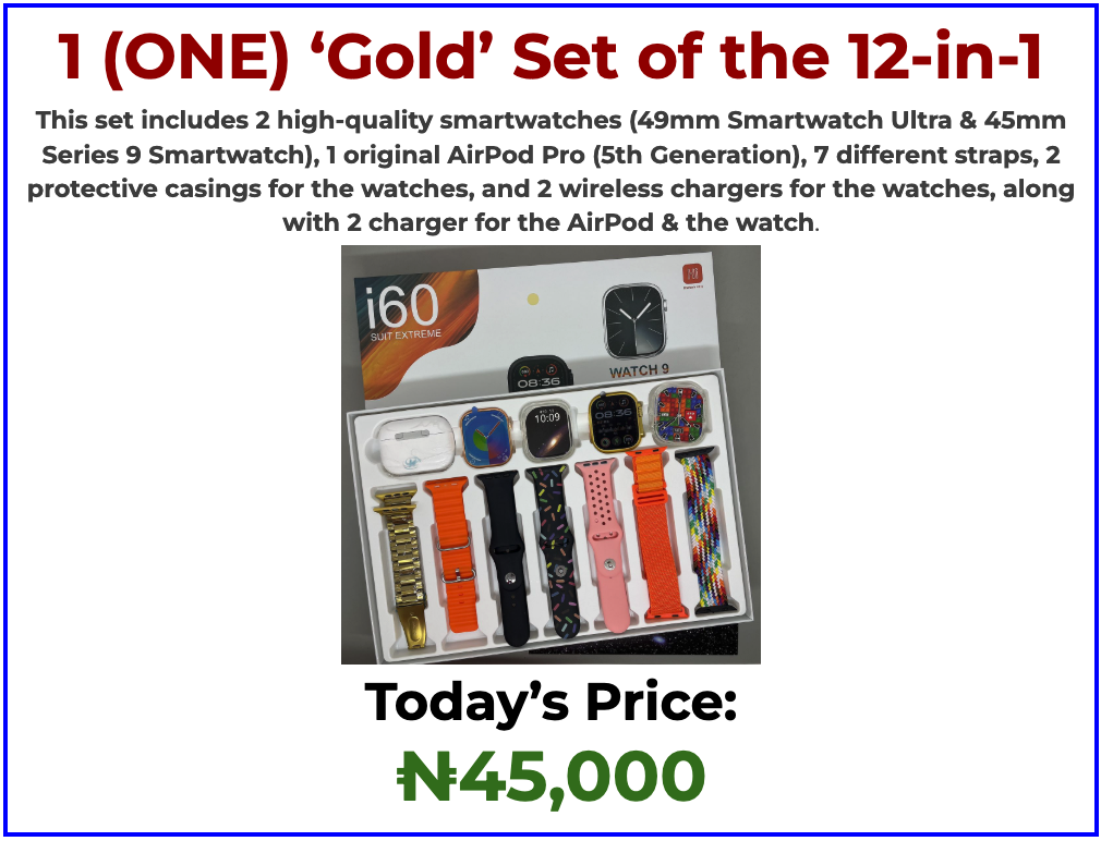 (ONE) ‘Gold’ Set of the Luxury 12-in-1