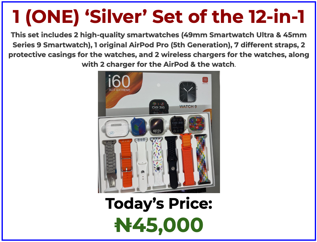 (ONE) ‘Silver’ Set of the Luxury 12-in-1